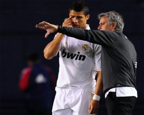 Ronaldo và Mourinho.