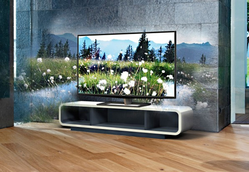 Toshiba 55ZL2 (55X3) là mẫu TV 3D không kính đầu tiên trên thị trường có kích thước 55 inch. Ảnh: Toshiba.