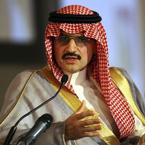 Hoàng tử, tỷ phú Ảrập Xêút Alwaleed bin Talal. Ảnh: nypost.com