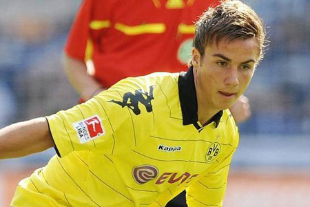 Gotze đang được đánh giá là tài năng trẻ sáng giá nhất tại Bundesliga.