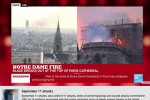 YouTube nhầm vụ cháy Nhà thờ Đức bà Paris là vụ khủng bố 11/9