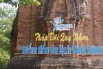 Khoan đục tháp Chăm hàng ngàn năm tuổi để treo bảng quảng bá du lịch