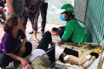 Nóng mạng xã hội: Phẫn nộ trò đùa quái ác khiến 2 nữ sinh té xe, khâu chục mũi