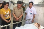 Thượng úy CSGT Hải Phòng bị xe máy hất văng lên không trung đang được theo dõi chấn thương sọ não