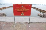 Nước hồ Tây đổi màu sau thí điểm công nghệ Nhật Bản