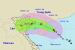 Bão Wipha sẽ gây mưa lớn ở miền Bắc