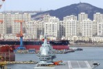 Tàu sân bay nội địa Trung Quốc hôm nay chạy thử trên biển