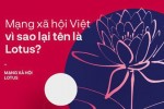 Mạng xã hội Việt vì sao lại tên là Lotus?
