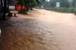 Thanh Hóa: Mưa lớn do bão số 4, thị trấn miền núi Ngọc Lặc ngập sâu