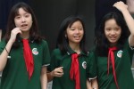 Học sinh khai giảng