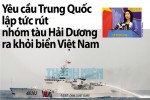 Yêu cầu Trung Quốc lập tức rút nhóm tàu Hải Dương ra khỏi biển Việt Nam