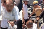 Xôn xao clip cụ ông 80 tuổi nghi "đá xế" bị bắt quả tang ngay trung tâm