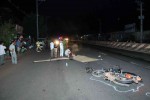 Trèo qua dải phân cách, người đàn ông bị xe máy tông tử vong