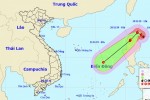 Bão Kalmaegi giật cấp 13 đang tiến vào Biển Đông