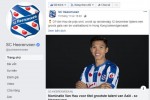 SC Heerenveen tuyên bố Văn Hậu sắp đi vào lịch sử đội bóng