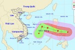 Bão Kammuri giật cấp 14 đang hướng vào Biển Đông: Sẵn sàng ứng phó