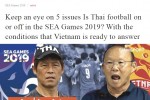 Báo Thái Lan bi quan về khả năng chiến thắng trước U22 Việt Nam