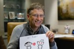 Tỷ phú Bill Gates rất tích cực truyền cảm hứng cho cộng đồng mạng internet.