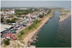Sông Mê Kông đoạn qua Thái Lan gần như cạn, mực nước thấp nhất trong 10 năm