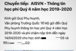 Trường quốc tế thu 100% học phí, phụ huynh muốn chuyển trường cho con
