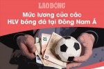 Bất ngờ lương ông Park Hang-seo ở tuyển Việt Nam so với các HLV Đông Nam Á