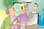 Người cha tốt, đón con đúng giờ