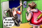 Thật khó để chọn giữa rượu và vợ