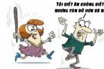 Chồng hơn vợ nhờ ham ăn biếng làm