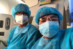 Bệnh nhân 91 phải thở oxy, dùng thuốc giảm đau trên chuyến bay về nước