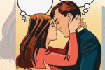 Nhờ hàng xóm để thử tư thế hôn mới