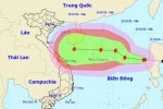 Bão số 8 hướng vào miền Trung và liên tục tăng cấp