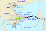 Bão Goni suy yếu, miền Trung mưa to