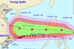 Bão Vamco mạnh thêm 4 cấp trước khi vào Biển Đông