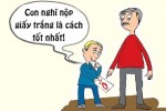 Nhận điểm kém vì nghe lời bố dạy