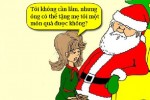 Khi ông già Noel bị gái đẹp đòi quà
