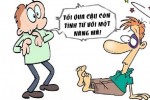 Vào viện vì vợ cũng đi đón giao thừa