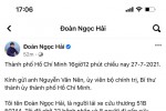 Sự thực vụ tử vong trên tài khoản Facebook ‘Đoàn Ngọc Hải’
