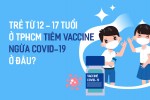 Trẻ từ 12-17 tuổi ở TP.HCM tiêm vaccine ngừa Covid-19 ở đâu?