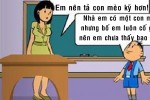 Học trò không thể làm văn vì bố