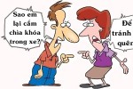 Lý luận của cô vợ hay quên